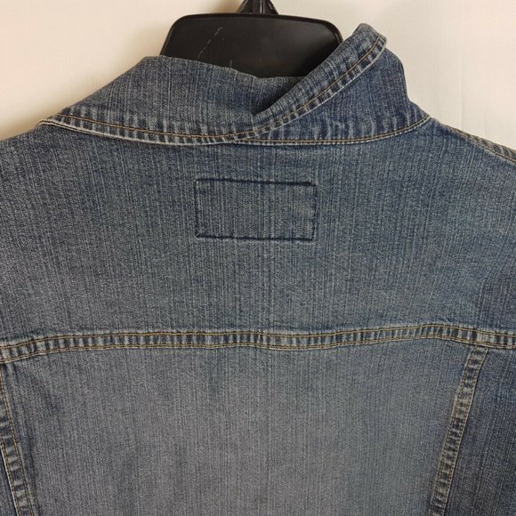 Kenneth Cole Denim Blue Long Sleeve Shirt Men's XL Casual Button Up - Picture 4 of 12